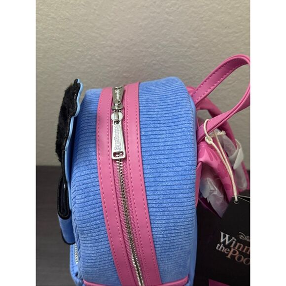 Loungefly Disney Winnie the Pooh Eeyore Peeking Corduroy Mini Backpack - Picture 6 of 6